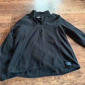 Black Quarter-Zip Pullover
